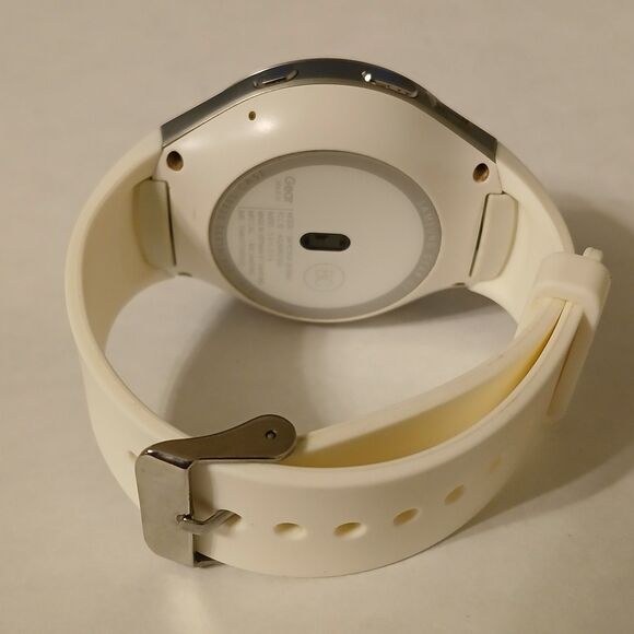 Not Tested Samsung Galaxy Gear S2 Silver White Smart Watch - Only - Picture 2 of 11